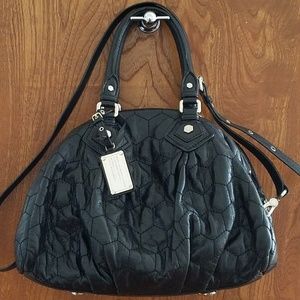 SOLD Quilted Leather Satchel, Great Condition
